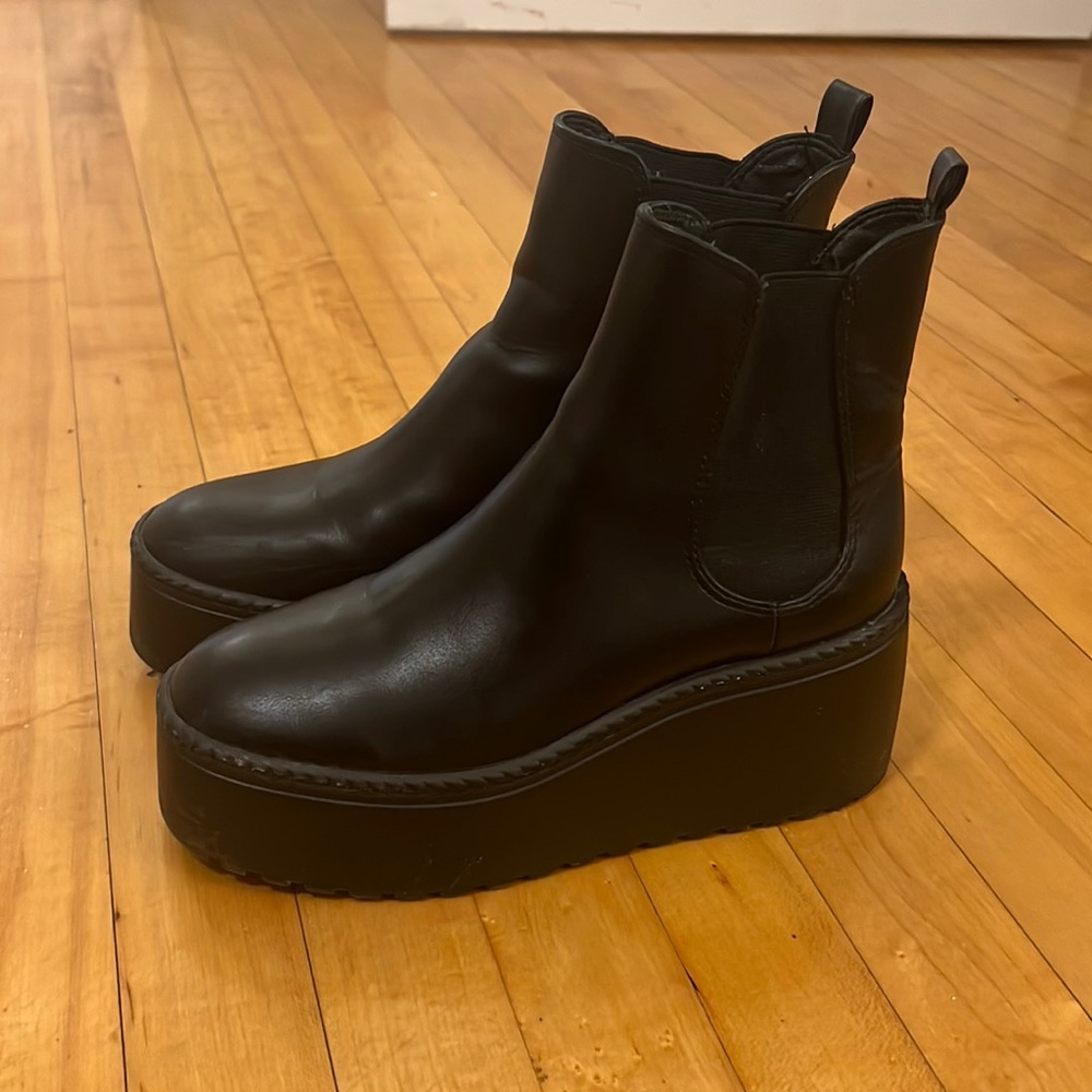 Platform booties